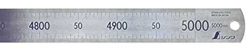 シンワ測定(Shinwa Sokutei) 直尺 ステン 5m 14095