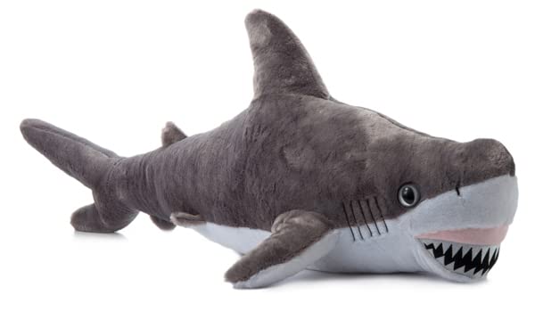 The Petting Zoo Great White Shark Stuffed Animal Plushie Gifts for Kids Wild Onez Ocean Animals Shark Plush