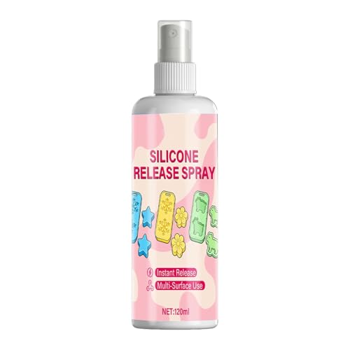 Mold Release Spray, Non Stick Casting Agent, 120ml Epoxy Release Spray with Smooth Separation, Fast Dry Coating Formula, Industr