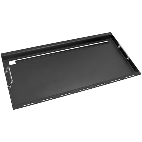 Full-Size Griddle Inserts for Weber Genesis II 400 Series Gas Grills, Flat Top Griddle with Handles for Genesis II E-410 S-410 E-435 S-435 E-440 S-440 LX E/S-440, Replace for Weber 6789 by DELSbbq - Used condition - US$82.99