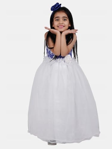 Image of SOFYANA Satin Formal Special Occasion Dress for A Young Girl Dressy Children's Wear Frock