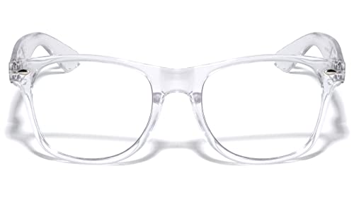 Clear Lens Crystal Classic Square Sunglasses 100% UV Protection2