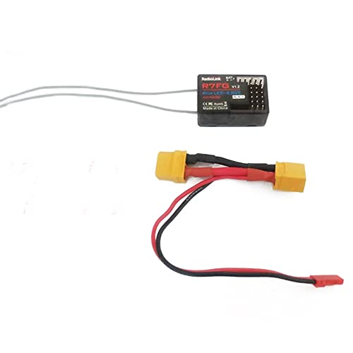 DAGIJIRD R7FG 7Channle 2.4G RC Receiver Voltage Transmission Telemetry 600m Long Range for Radiolink