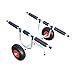 Menolana Kayak Cart Trolley Carrier Portable Aluminum Alloy Canoe Transport Cart Kayak Trailer for Water Sports Paddleboards Boating