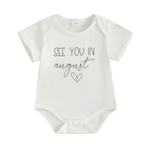 Image of woshilaocai Baby Announcement Bodysuit Pregnancy Reveal for Family | Pregnancy Reveal Ideas&New Baby Surprise for Grandparents, Husband, Aunt, Uncle, Gender Natural Romper, Funny Announcement