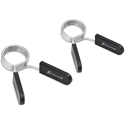 ProsourceFit Olympic Barbell Spring Clip Collar 2-inch Pair with Easy-Grip Handles for Weightlifting,Powerlifting and Strength Training Cover