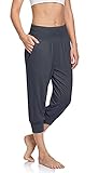 UEU Women's Stretchy High Waisted Capri Summer Casual Loose Fitting Running Yoga Pants Comfy Lounge...