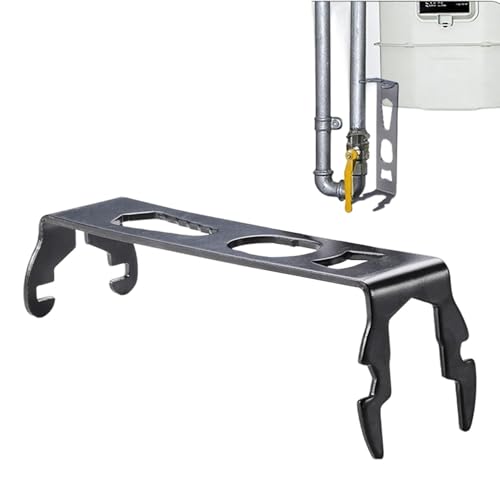Llave de huella genérica | Acero compacto Llave multiusos portátil – para espacio reducido, para instalación, colocación y mantenimiento de sujetadores en cocina, baño, inodoro, ducha