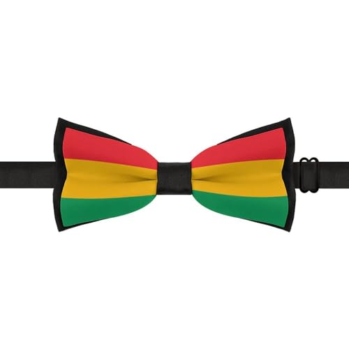 GoasNei Happy Juneteenth Day Freedom 1865 Bow Tie for Men Adjustable Necktie Funny Tie Neck Ties for Weddings Party