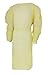 Fluid-resistant Isolation Gown Mckesson Yellow One Size Fits Most Adult Elastic Cuff Disposable