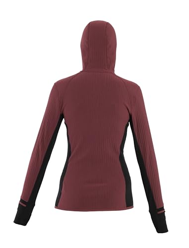 icebreaker Women's Descender Ls Zip Hood2