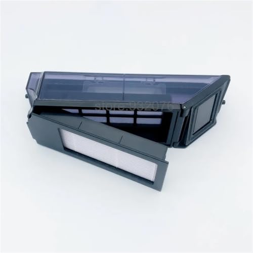 Compatible for ECOVACS DEEBOT X1 Omni Dustbin HEPA Filter for T10 Omni Dirt Collection Robot Vacuum Cleaner Spare Accessories Parts Dust Box(Dustbin with 1Filter)