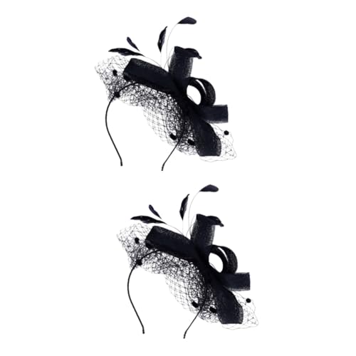 Accessoire cheveux élégant Veemoon fascinator en fil fin pour grand cocktail