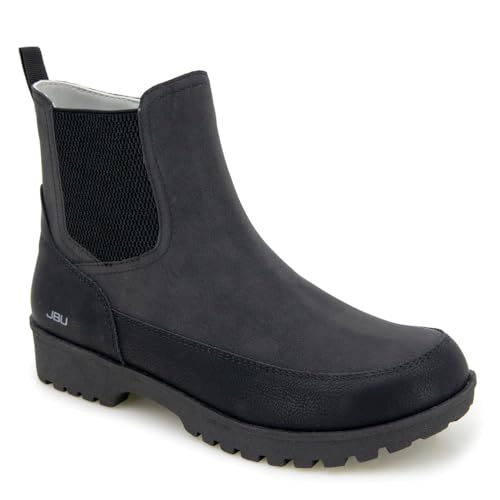 JBU Women's Buffalo Round Toe Chelsea Inside Zipper Casual Above Ankle Boot2
