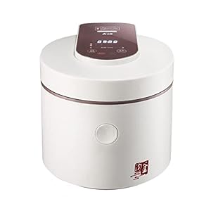 SanYuan Rice Cooker w/Ceramic Inner Pot, 3L Multi-function Cooker, Soup, Congee, and Porridge, Healthy Ceramic Pot, Cook Up to 5Cups Uncooked Rice, CFXB30PC-A10, White, 3L, 5Cup