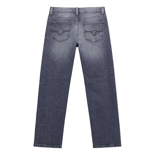 GUESS Boys' Grey Stretch Denim Straight Leg Jeans2