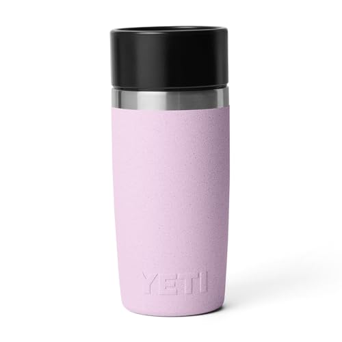 Image of YETI Rambler 12 oz Travel Bottle, Stainless Steel, Vacuum Insulated with Leakproof Commuter Cap, Cherry Blossom