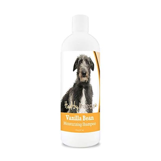 Healthy Breeds Scottish Deerhound Vanilla Bean Moisturizing Shampoo + Conditioner - with Vitamins A, D, E + Coconut Oil - 8 oz