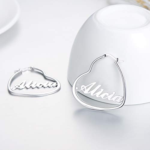 LONAGO Orecchini a cerchio personalizzati in