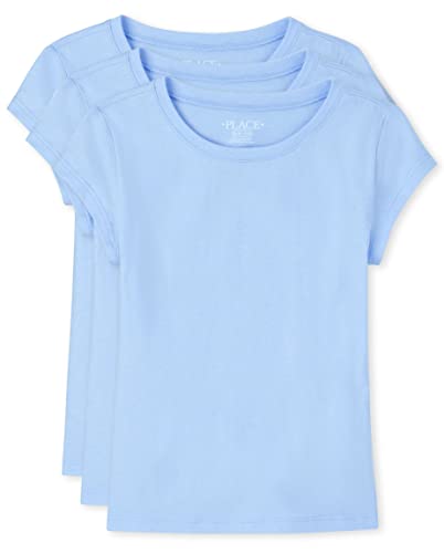 The Children's Place,Short Sleeve Basic Layering T-Shirt,Daybreak 3 Pack,XLarge (14)