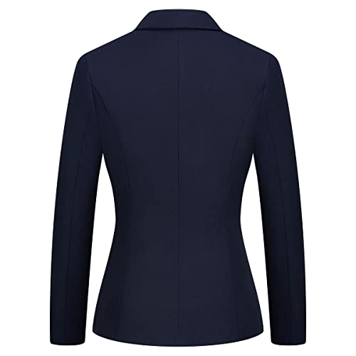 MODFUL Women's Formal Business Blazer One Button Long Sleeve Suit Jacket for Lady with Notch Lapel Work Office2