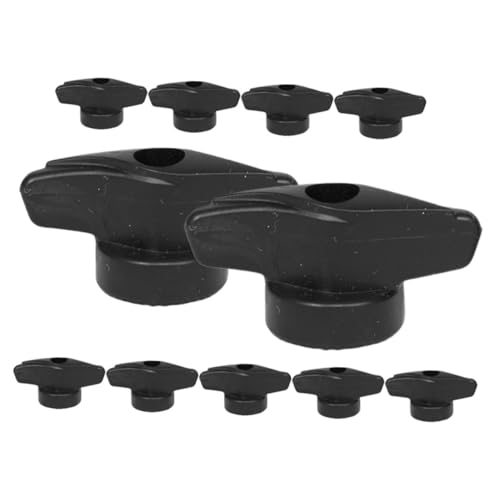 OFFSCH Cymbal Felts Clamping Knobs Set 10pcs Plastic Cymbal Nuts Drum Accessories