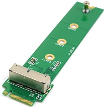NFHK NGFF Key A+E PCI Express Male To Female Right Angled 90 Degree Low Profile Adapter Extension Card Riser
