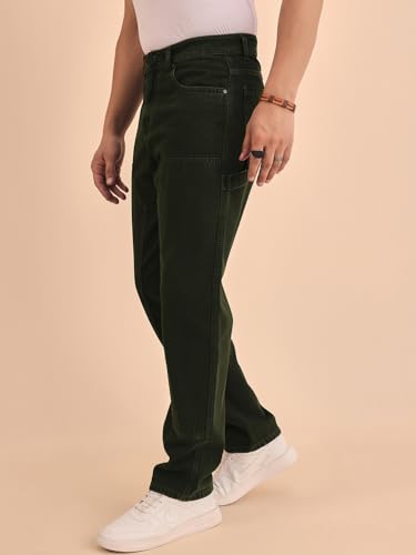 Image of Style Quotient Men Relaxed Fit Mid Rise Carpenter Jeans
