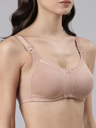Image of Dollar Missy Pack of 2 Women's Combed Cotton Elastane Wire-Free Panelled Support Bra
