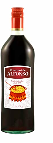 Vermut Rojo. Botella de Cristal de 1 Litro. Con notas de madera, hierbas y especias que traen recuerdos de fruta madura. Alfonso Torres Cover