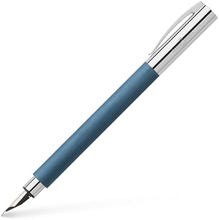 Faber-Castell Ambition - Pluma estilográfica de trazo grueso, negro