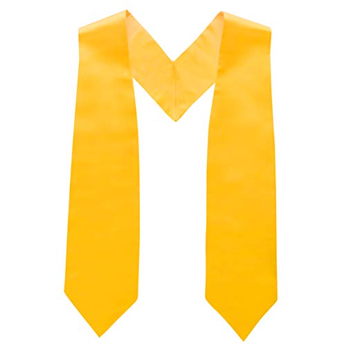 TopTie Unisex Adult Plain Graduation Stole Honor Stole Sash 58