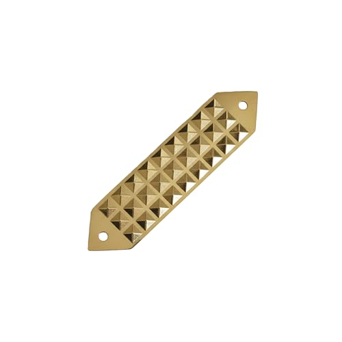 Image of Brass 27 Pyramid Strip |Size- 4Inch Approx |Weight- 65gm Approx |Strip with Pyramid Design for Correcting Corner | Home & Spritual Decor | Vastu Remedy Tool | Pack of 1