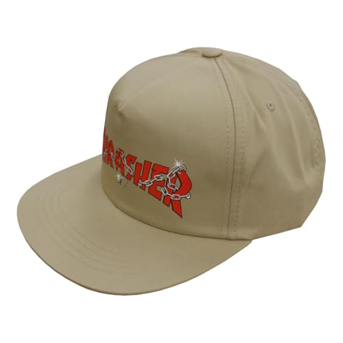 [スラッシャー] キャップ CHAINS by Daniel Shepard SNAPBACK CAP 帽子 メンズ レディース ユニセックス インポート カーキ ベージュ 【公式】 FREE,KHAKI