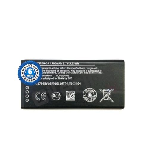 Image of OriginaI BYD BN-01 Battery for Nokia Lumia X 1045 RM 980 RM 980 Normandy /X2 Plus1013 X2DS Battery with 6 Month Warranty**** (R96)