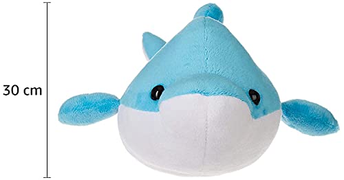 Image of SUI Whale Dolphin Fish Stuffed Fish Soft Toy 30Cm