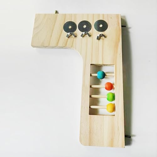 Bird Perch Platform Bird Cage Climbing Toy Chewing Toy Wood Platform Parrot Chewable Climbing Toy for Guinea Pig Chinchillas