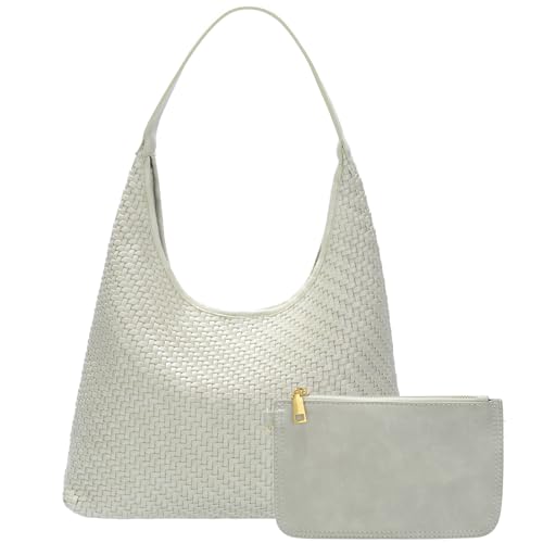 Bolso Tote Tejido para Mujer con Cartera y Asa miniatura 1