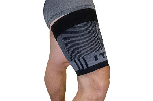 OS1st QS4 Compression Quad/Hamstring Sleeve with Iliotibial Band Brace to prevent ITBS, hamstring pulls and weak quads/thighs