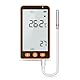 CHNADKS GSP-70PRO Temperatur-Datenlogger – Hochpräziser Sensor, LCD-Display, USB-Datenexport (PDF/Excel), Alarmfunktion, Wiederaufladbarer Akku, für Kühlkette, Lagerung & Labore (-40°C bis 85°C)