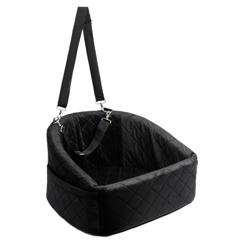 Asiento de coche para perro, asiento de nido de coche para mascotas, cojín de seguridad para cachorros, para vehículo, caravana, SUV, viajes, viajes por carretera, viajes urbanos, camping al aire