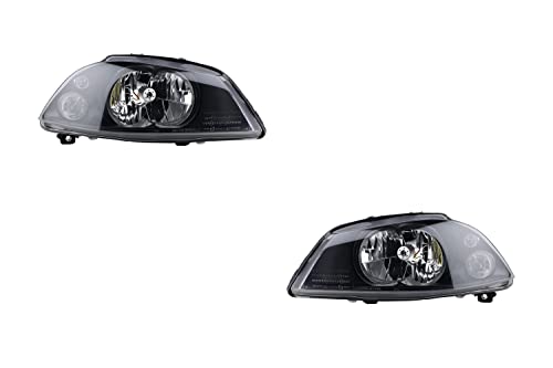 Johns, Jeu de phares compatibles avec les phares Seat Ibiza/Cordoba (6L) 02/02-11/09 H4 - Set gauche et droite