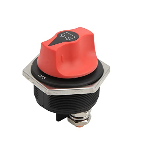 Interruptor de desconexión de batería, interruptor de desconexión de batería portátil DC300A de plástico para camiones Cover