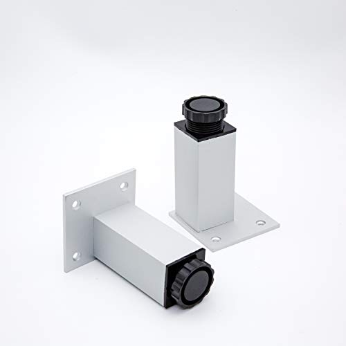HUAYY Adjustment Height,Cabinet Aluminium Alloy Leveling Legs,Kitchen and Bathroom Use.