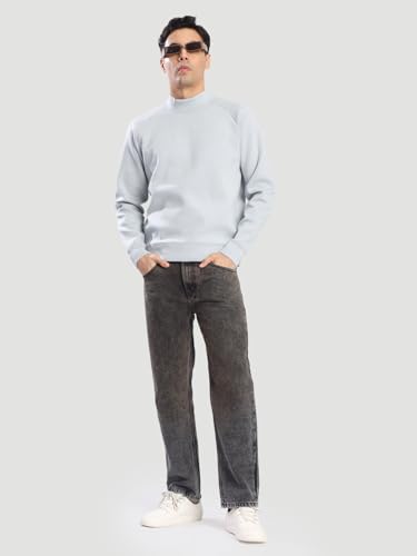 Image of BENE KLEED Men Heavy Fade Tinted Washed Effect Pure Cotton Jeans