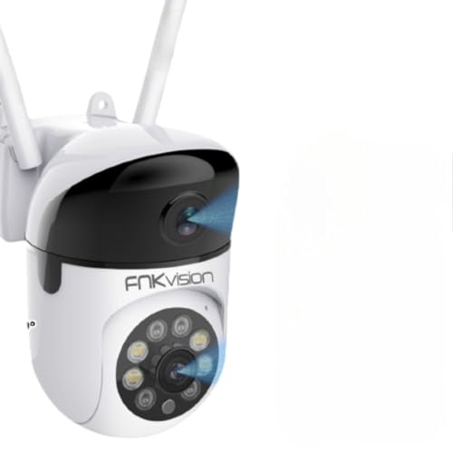 Image of Vision 8MP Full HD Security Camera, WiFi Enabled, 355 Panoramic View, Smart AI Detection, Waterproof, Voice Intercom, Mobile App Control, for Home Office Store Surveillance