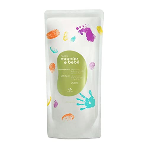 natura Sabonete Liquido Mamae e Bebe 200 ml Refill