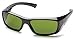 Pyramex Safety Shade 3.0 Safety Glasses, Scratch-Resistant, Black Frame, 3.0 ir Filter Lens (SB7960SF)