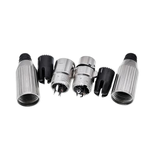Conector XLR de 3 pines macho para reparar cables de audio y micrófono 7