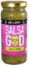 Salsa God Salsa Verde Hot 16.0 OZ(Pack of 3)